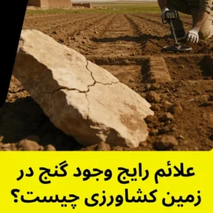 علائم رایج وجود گنج در زمین کشاورزی چیست؟