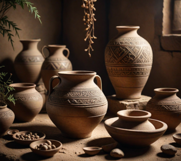 سفال های باستانی در گنج یابی