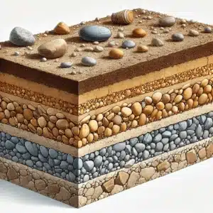 بعد از لایه قلوه سنگ در دفینه یابی