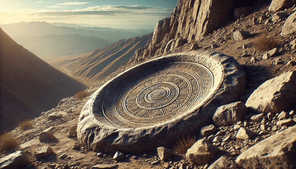 نشانه جوغن در کوه