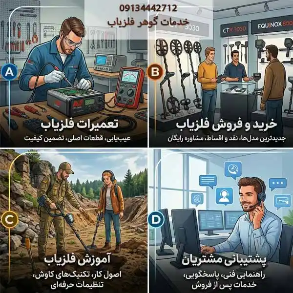 خدمات گوهر فلزیاب