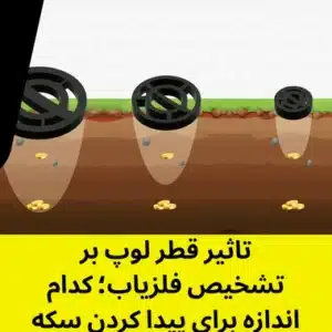 تاثیر قطر لوپ بر تشخیص فلزیاب